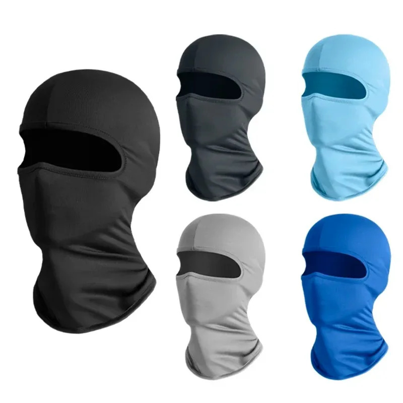Balaclava Ski Mask - หน้ากากไหมน้ำแข็งแบบ unisex 1 ชิ้น สำหรับขี่มอเตอร์ไซค์ ตกปลา