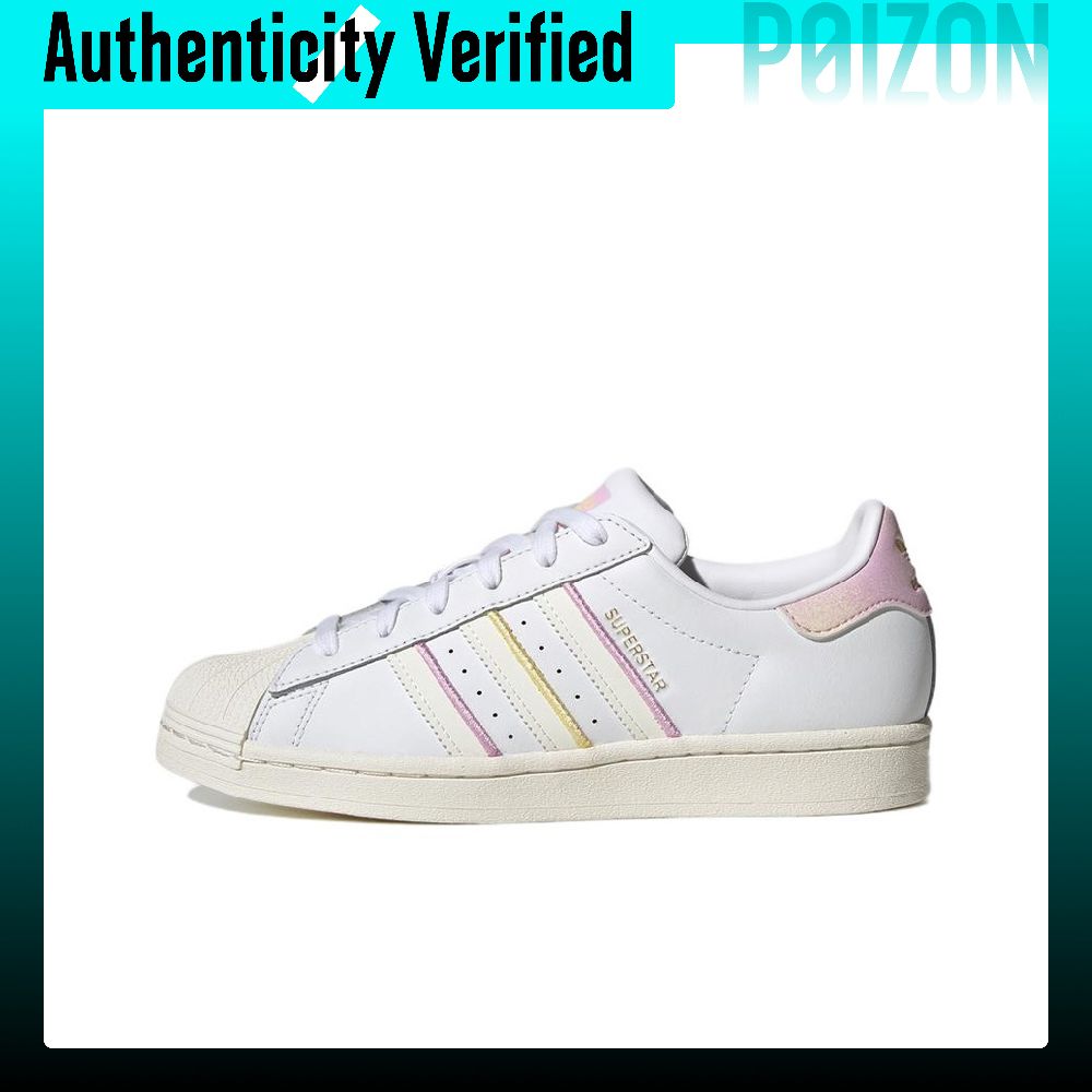 Adidas Shoes Superstar - รองเท้าสเก็ต Adidas Originals SUPERSTAR สำหรับผู้หญิง ทรงเตี้ย