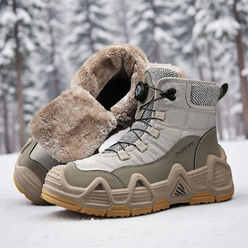 รองเท้าบูททหารสำหรับผู้ชาย ขนอ - Waterproof Winter Boot บทวิจารณ์และราคา