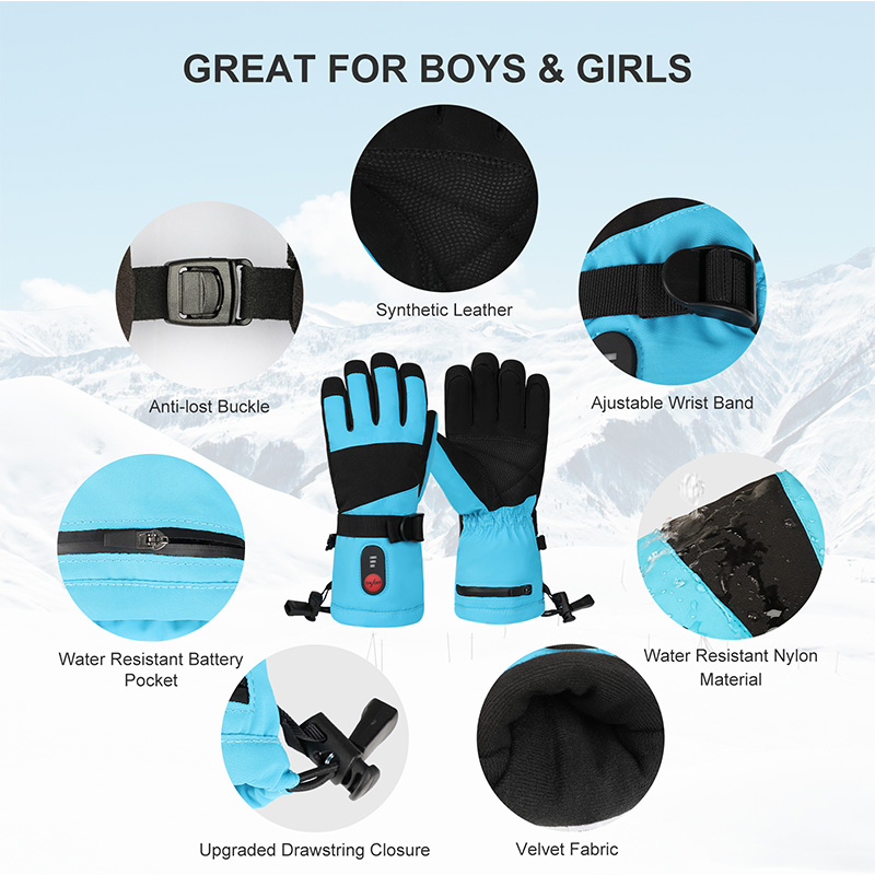 ถุงมือสกีและสโนว์บอร์ดกันน้ำพร - Snow Glove Insulated บทวิจารณ์และราคา
