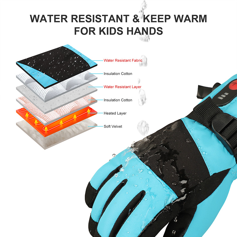 ถุงมือสกีและสโนว์บอร์ดกันน้ำพร - Snow Glove Insulated บทวิจารณ์และราคา