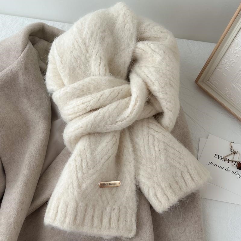 ผ้าพันคอขนสัตว์คุณภาพสูง สำหรั - Wool Scarf Men บทวิจารณ์และราคา