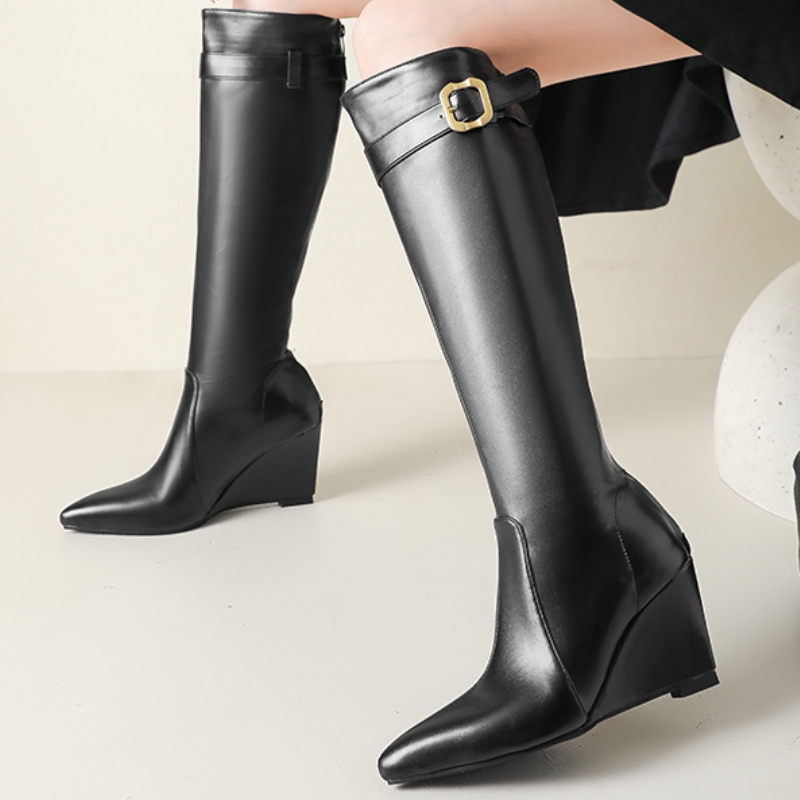 รองเท้าบูทส้นเตารีดยาวถึงเข่า  - Waterproof Winter Boot บทวิจารณ์และราคา