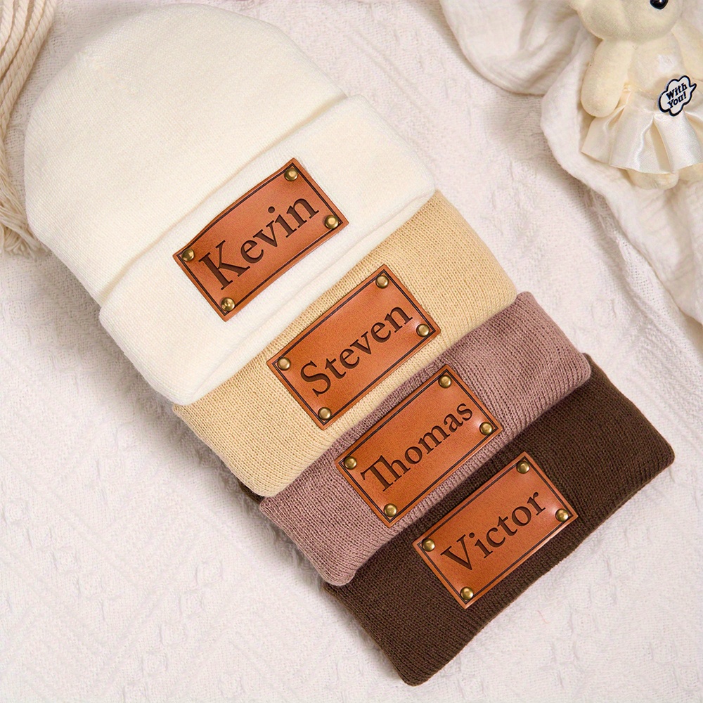 หมวกบีนนี่หนังแท้สั่งทำพิเศษ ป - Knit Beanie Hat Warm บทวิจารณ์และราคา