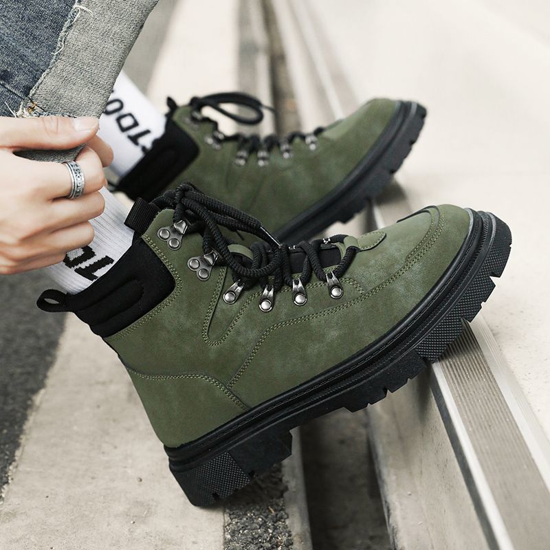 รองเท้าบูทผู้ชายสไตล์อังกฤษ พื - Waterproof Winter Boot บทวิจารณ์และราคา