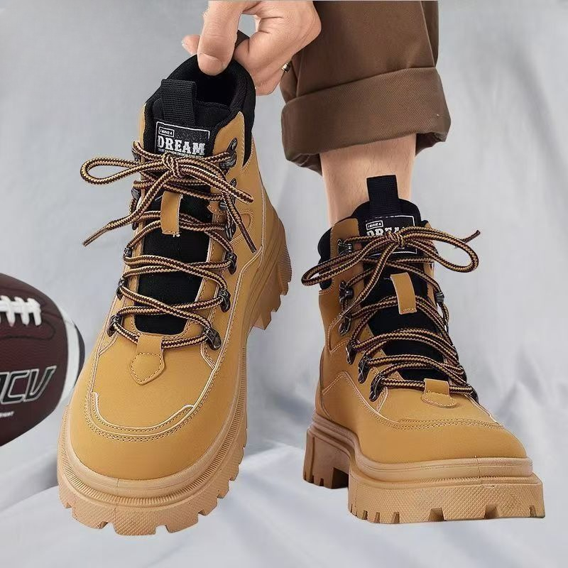 รองเท้าบูทผู้ชายสไตล์อังกฤษ พื - Waterproof Winter Boot บทวิจารณ์และราคา