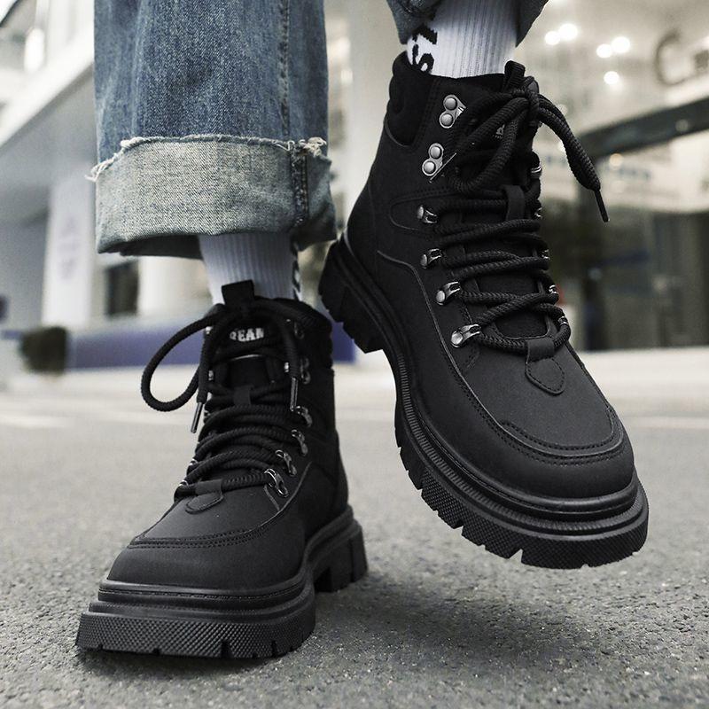 รองเท้าบูทผู้ชายสไตล์อังกฤษ พื - Waterproof Winter Boot บทวิจารณ์และราคา
