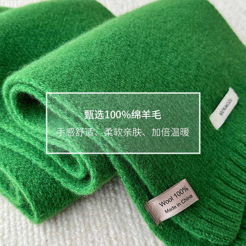 ผ้าพันคอแคชเมียร์ 100% ผลิตจาก - Wool Scarf Men บทวิจารณ์และราคา