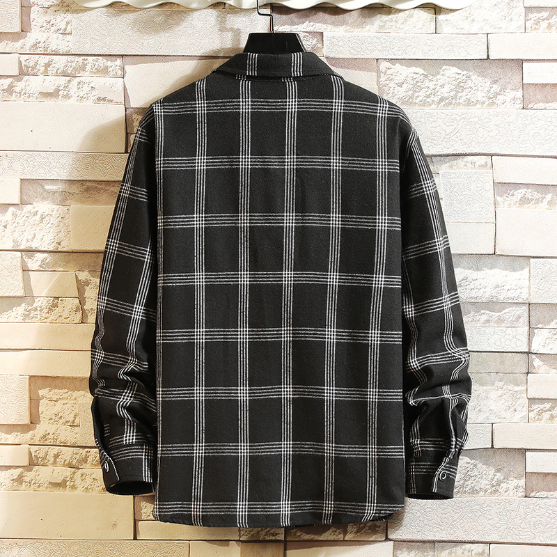 เสื้อเชิ้ตผู้ชายลายสก็อตสำหรับ - Flannel Shirt Lined บทวิจารณ์และราคา