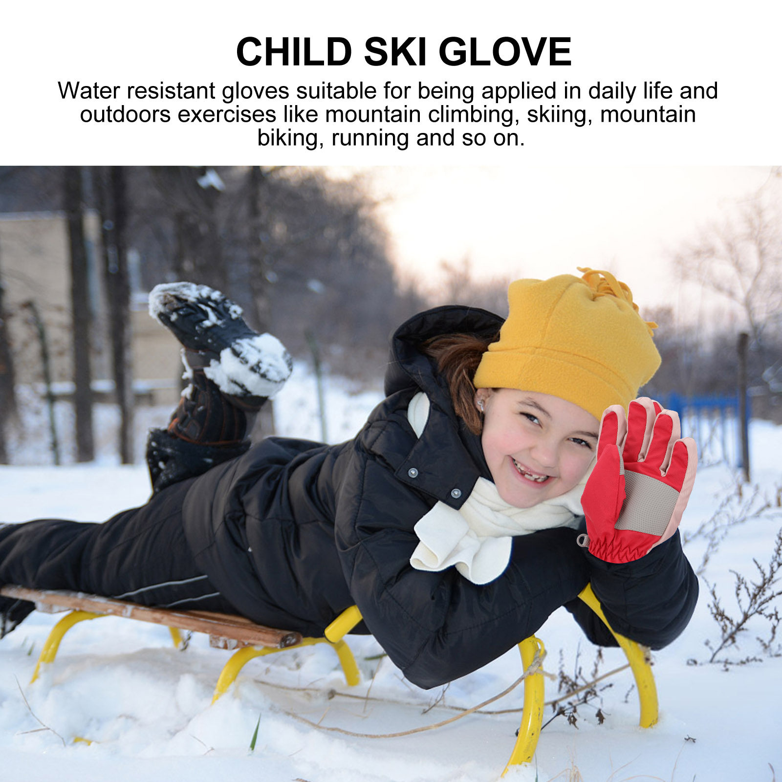 ถุงมือสกีสำหรับเด็ก 1 คู่ กันน - Snow Glove Insulated บทวิจารณ์และราคา