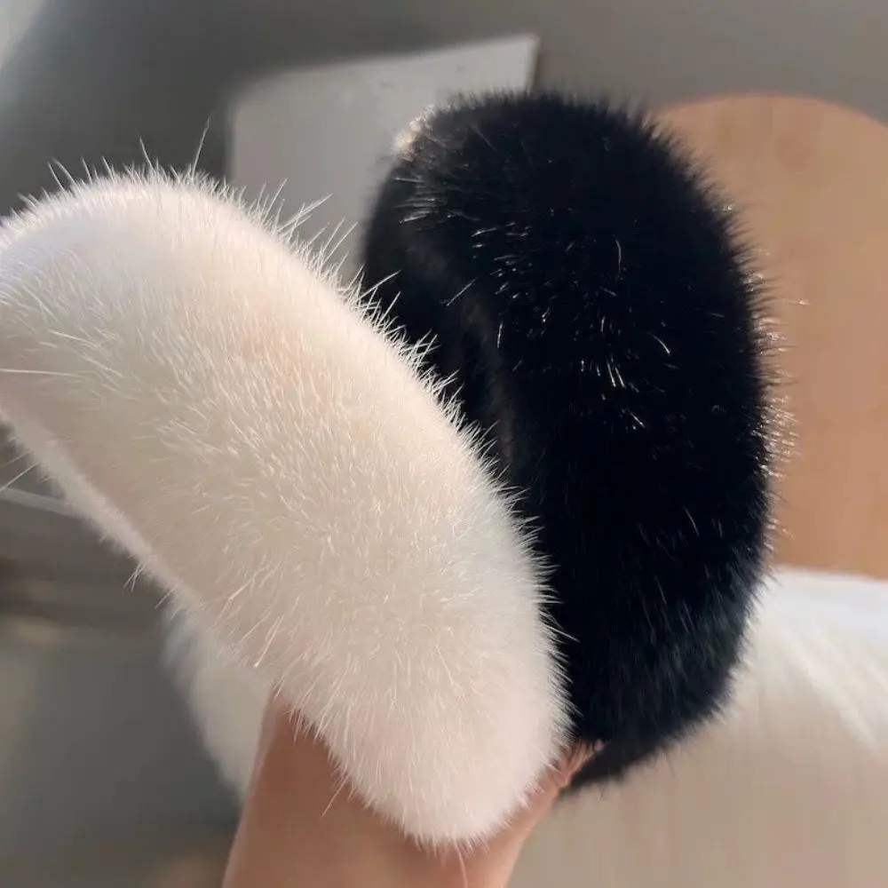 ที่คาดผมขนมิงค์สีพื้น ฤดูใบไม้ - Winter Headband Fleece บทวิจารณ์และราคา