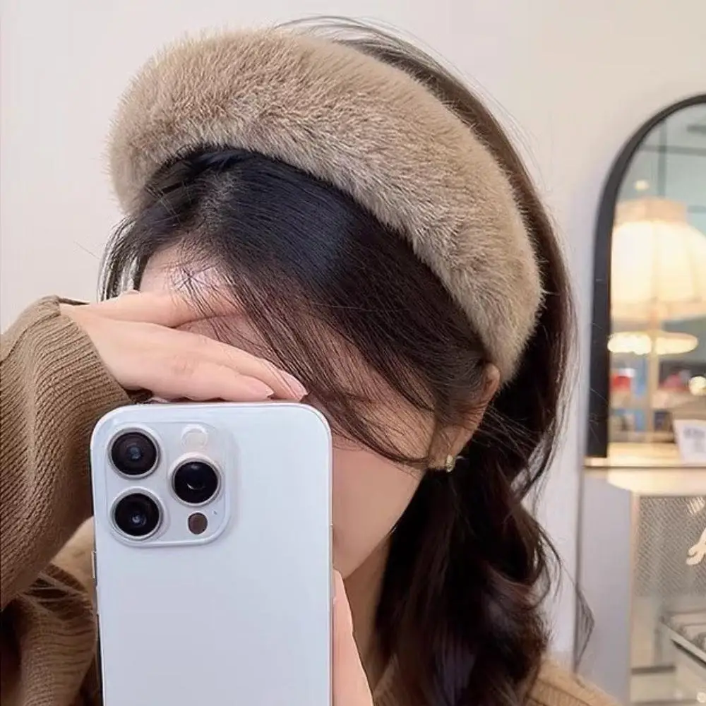 ที่คาดผมขนมิงค์สีพื้น ฤดูใบไม้ - Winter Headband Fleece บทวิจารณ์และราคา